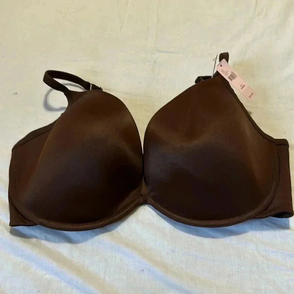 Cacique Lightly Lined Full Coverage Bra Chocolate Brown Size 42DDD - Picture 1 of 6